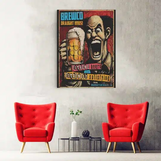 Tablou poster Brewco vintage 4131 hol