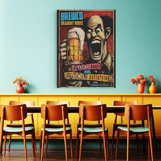 Tablou poster Brewco vintage 4131 restaurant