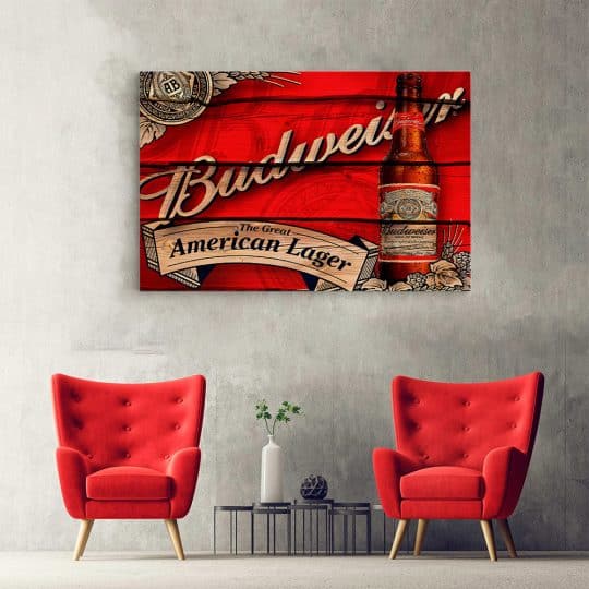 Tablou poster Budweiser vintage 4111 hol
