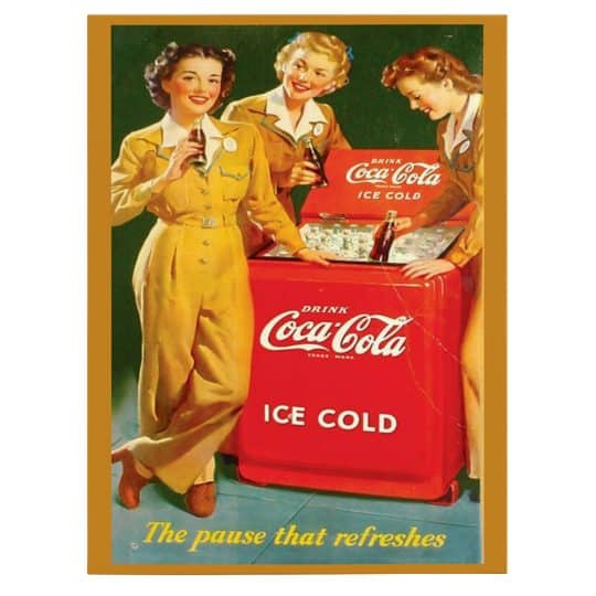 Tablou poster Coca Cola ad vintage 4021 front