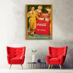 Tablou poster Coca Cola ad vintage 4021 hol
