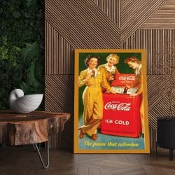 Tablou poster Coca Cola ad vintage 4021 living