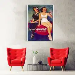 Tablou poster Coca Cola ad vintage 4032 hol