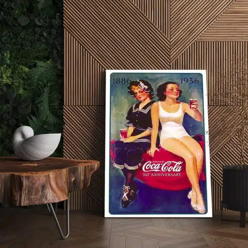 Tablou poster Coca Cola ad vintage 4032 living