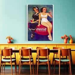 Tablou poster Coca Cola ad vintage 4032 restaurant