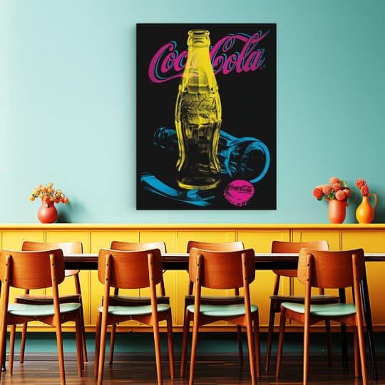 Tablou poster Coca Cola vintage 4010 restaurant