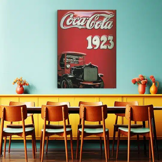 Tablou poster Coca Cola vintage 4079 restaurant