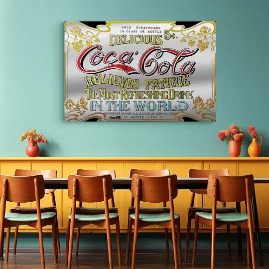 Tablou poster Coca Cola vintage 4124 restaurant