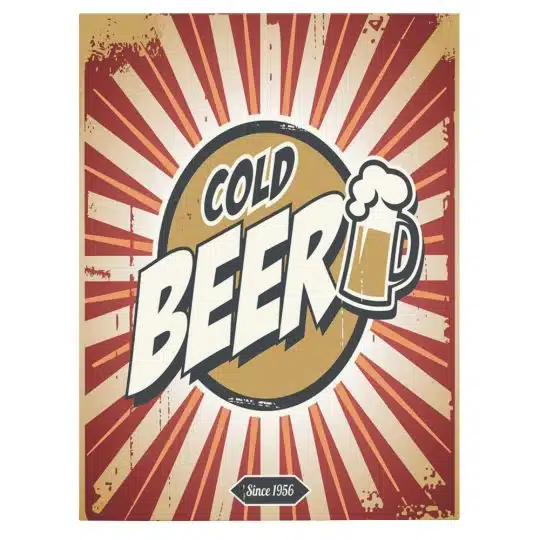 Tablou poster Cold Beer vintage 3961 front