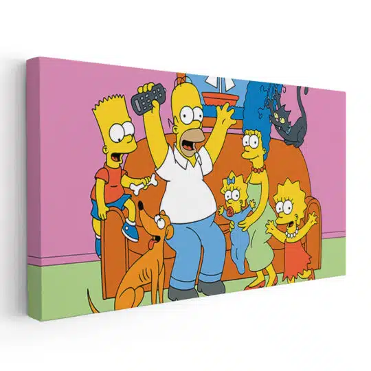 Tablou poster Familia Simpson desene animate 4922