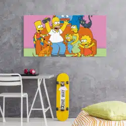 Tablou poster Familia Simpson desene animate 4922 camere adolescent