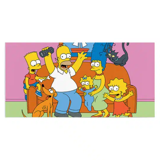 Tablou poster Familia Simpson desene animate 4922 front