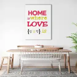 Tablou poster Home is where love is 4427 bucatarie1