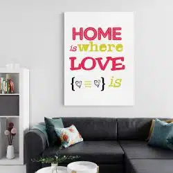 Tablou poster Home is where love is 4427 living 2