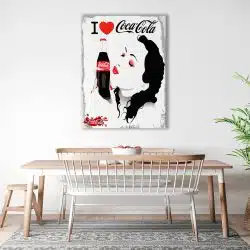 Tablou poster I love Coca Cola 4030 bucatarie1