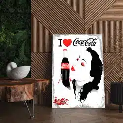 Tablou poster I love Coca Cola 4030 living