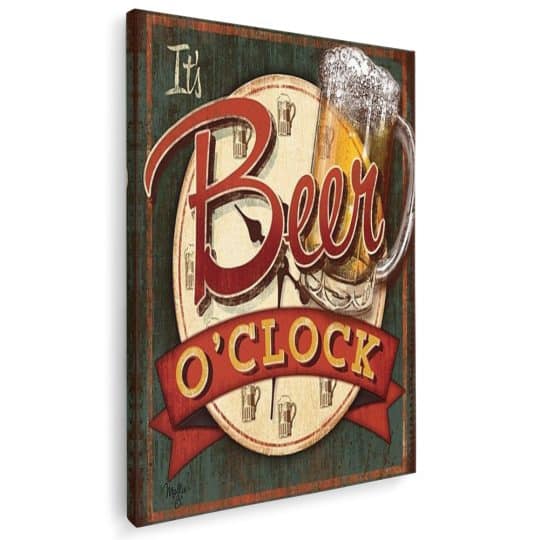 Tablou poster Its Beer O Clock vintage 3997