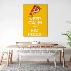 Tablou poster Keep calm and eat pizza 3863 bucatarie1