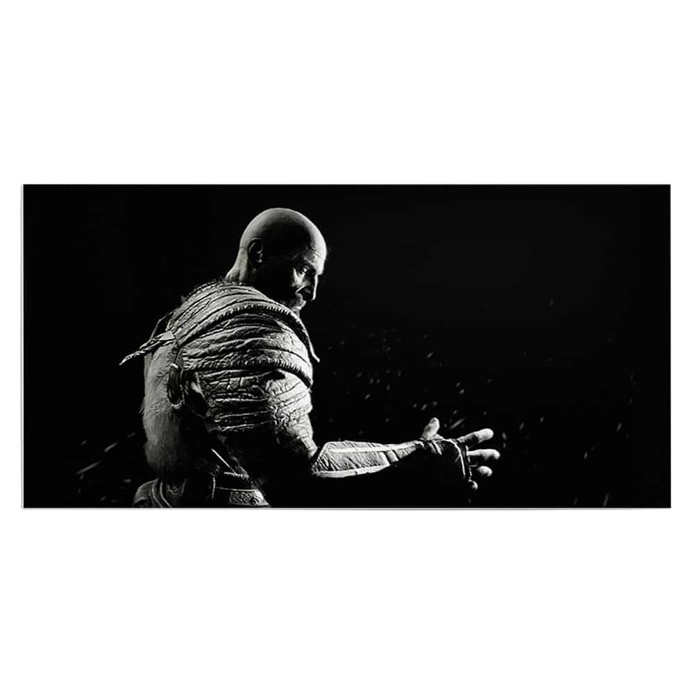 Tablou poster Kratos God of War - Material produs:: Tablou canvas pe panza CU RAMA, Dimensiunea:: 70x140 cm
