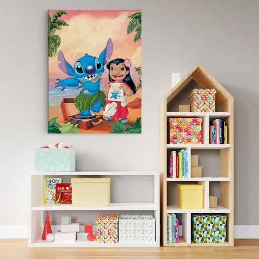 Tablou poster Lilo si Stitch desene animate 4821 camera copii