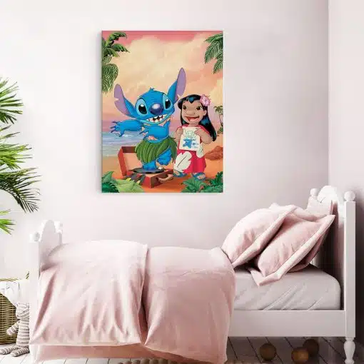 Tablou poster Lilo si Stitch desene animate 4821 camera copil