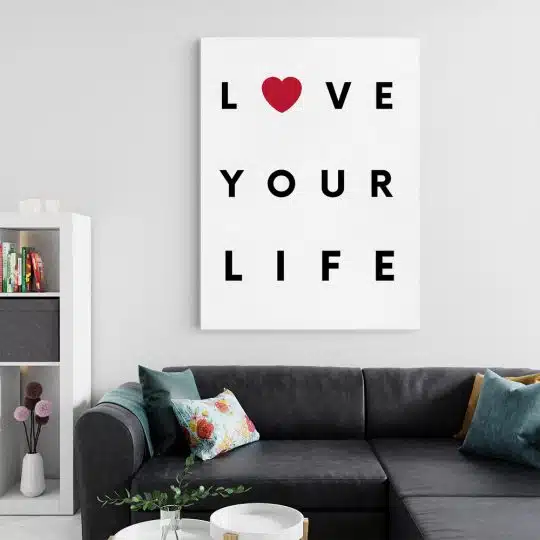 Tablou poster Love Your Life 4412 living 2