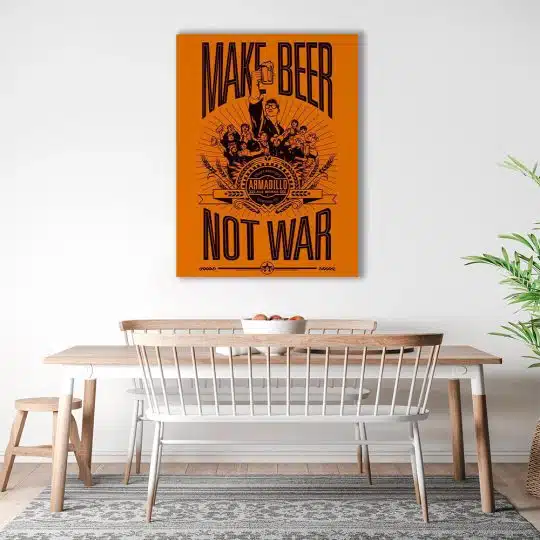 Tablou poster Make Beer Not War 4006 bucatarie1