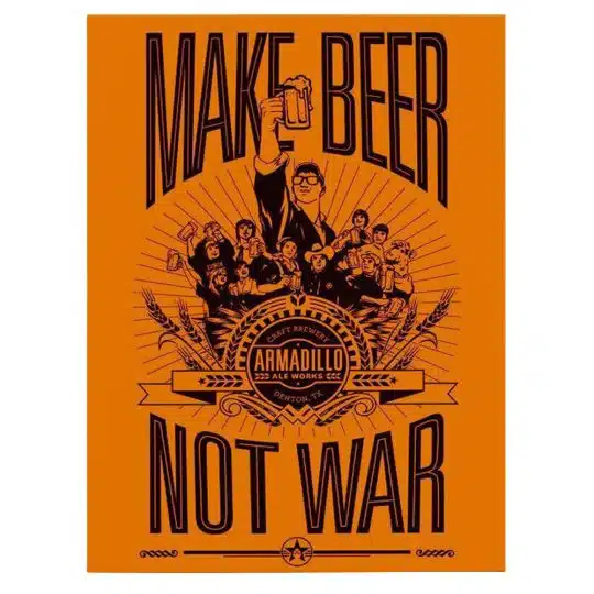 Tablou poster Make Beer Not War 4006 front