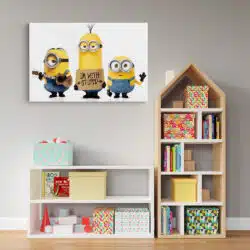 Tablou poster Minionii desene animate 4894 camera copii