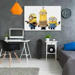 Tablou poster Minionii desene animate 4894 camera tineret