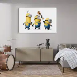 Tablou poster Minionii desene animate 4898 camera moderna adolescent