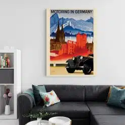 Tablou poster Motoring in Germany vintage 4612 living 2