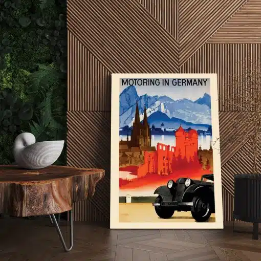 Tablou poster Motoring in Germany vintage 4612 living