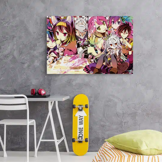 Tablou poster No Game No Life anime 5037 camera adolescent