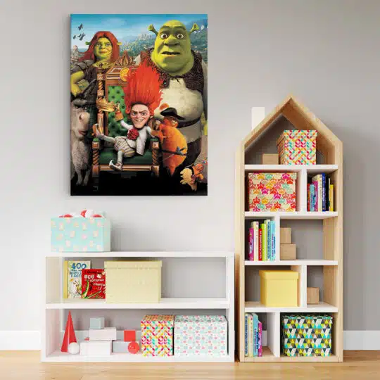 Tablou poster Shrek desene animate 4793 camera copii