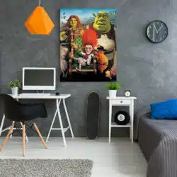 Tablou poster Shrek desene animate 4793 camera tineret