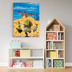 Tablou poster Shrek desene animate 4794 camera copii