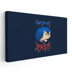 Tablou poster Sonic Ariciul 3423