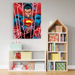 Tablou poster Superman desene animate 4932 camera copii