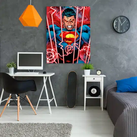 Tablou poster Superman desene animate 4932 camera tineret