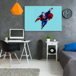 Tablou poster Superman desene animate 4969 camera tineret