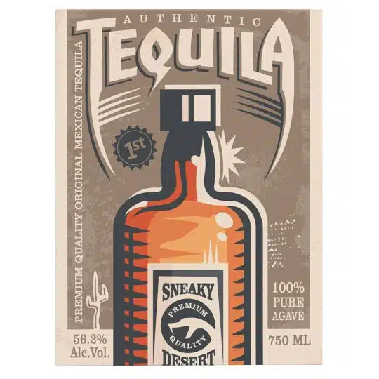 Tablou poster Tequila vintage 4025 front