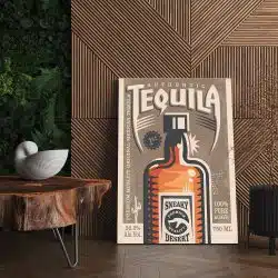 Tablou poster Tequila vintage 4025 living