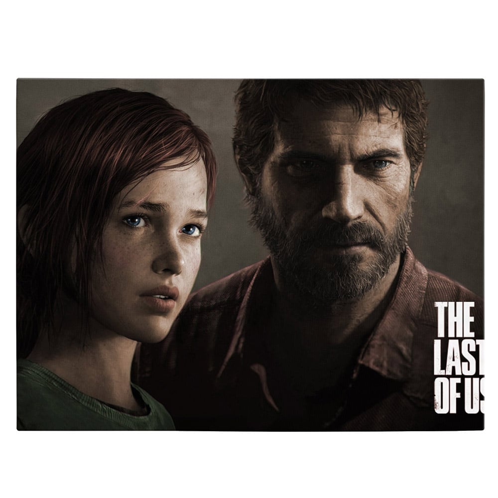Tablou poster The Last of Us - Material produs:: Tablou canvas pe panza CU RAMA, Dimensiunea:: 80x120 cm
