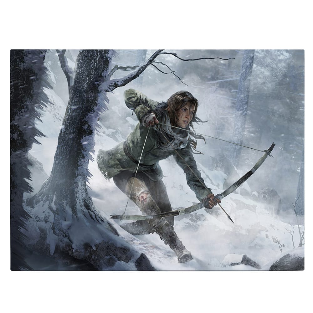 Tablou poster Tomb Raider - Material produs:: Tablou canvas pe panza, Dimensiunea:: 70x100 cm