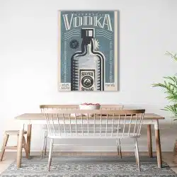 Tablou poster Vodka retro 4026 bucatarie1