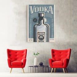 Tablou poster Vodka retro 4026 hol