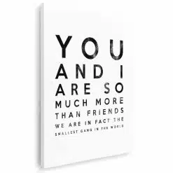 Tablou poster You and I are so much more than friends 4422