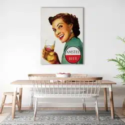 Tablou poster bere Amstel vintage 3983 bucatarie1