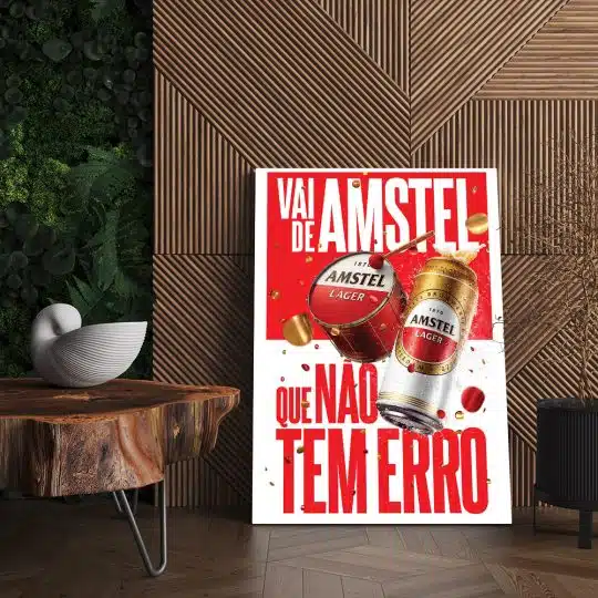 Tablou poster bere Amstel vintage 4028 living